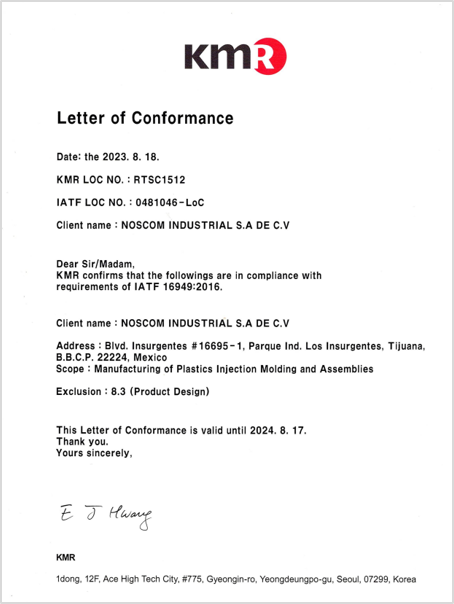 IATF 16949 Certification